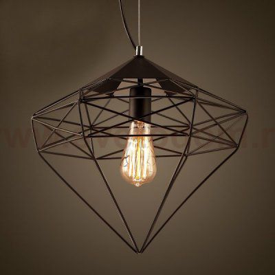 Подвесной светильник Loft Wire Fort Pendant 2 Loft Concept 40.897.CH.20.TFB