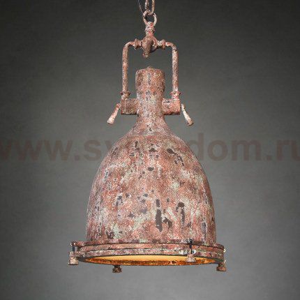 Светильник Copper Industrial Pendant Light Postapokalipsis Loft Concept 40.918.CH.20.TFB