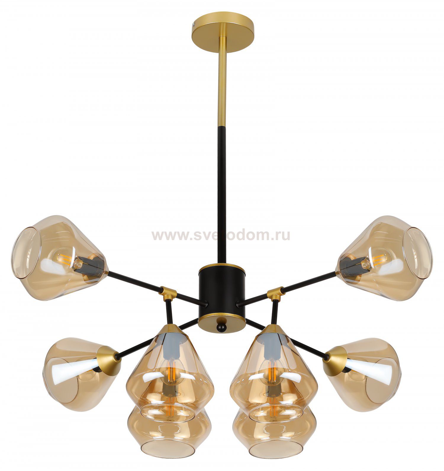 Люстра Rivoli Kornella 4092-308 8 * Е27 14 Вт