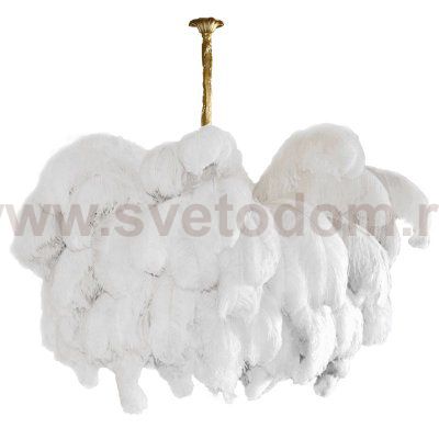 Люстра из страусиных перьев Extra Large Feather Chandelier GRAND TOUR Loft Concept 40.949