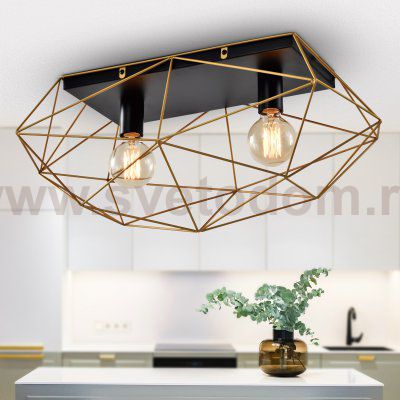 Светильник потолочный Rivoli Roxana 4097-312 2 х Е27 40 Вт для натяжных потолков