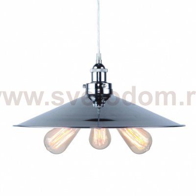 Подвесной светильник 20th C. Factory Filament Metal Triple Pendant rh Loft Concept 40.979