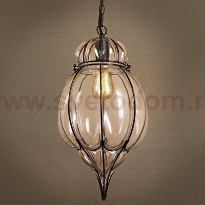Подвесной светильник Metal Mesh and Glass Pendant IV Loft Concept 40.985