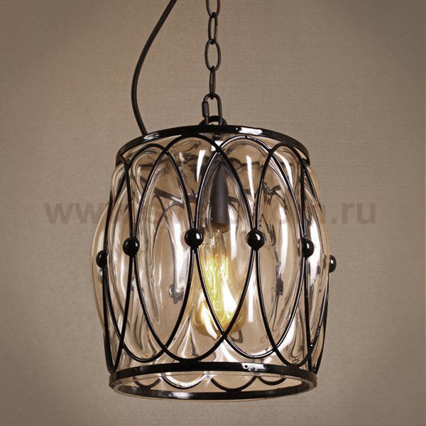 Подвесной светильник Metal Mesh and Glass Pendant II Loft Concept 40.988.RU.20.LC