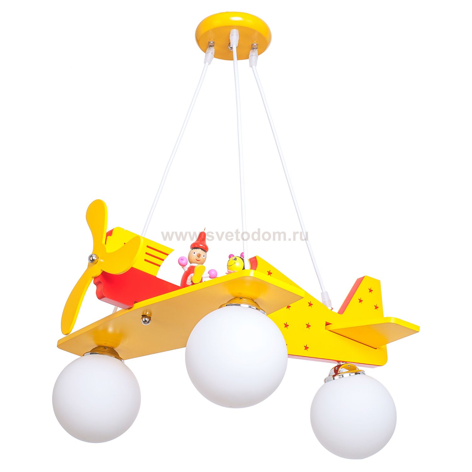 Детский светильник 41014/3RD+YL WT Gerhort