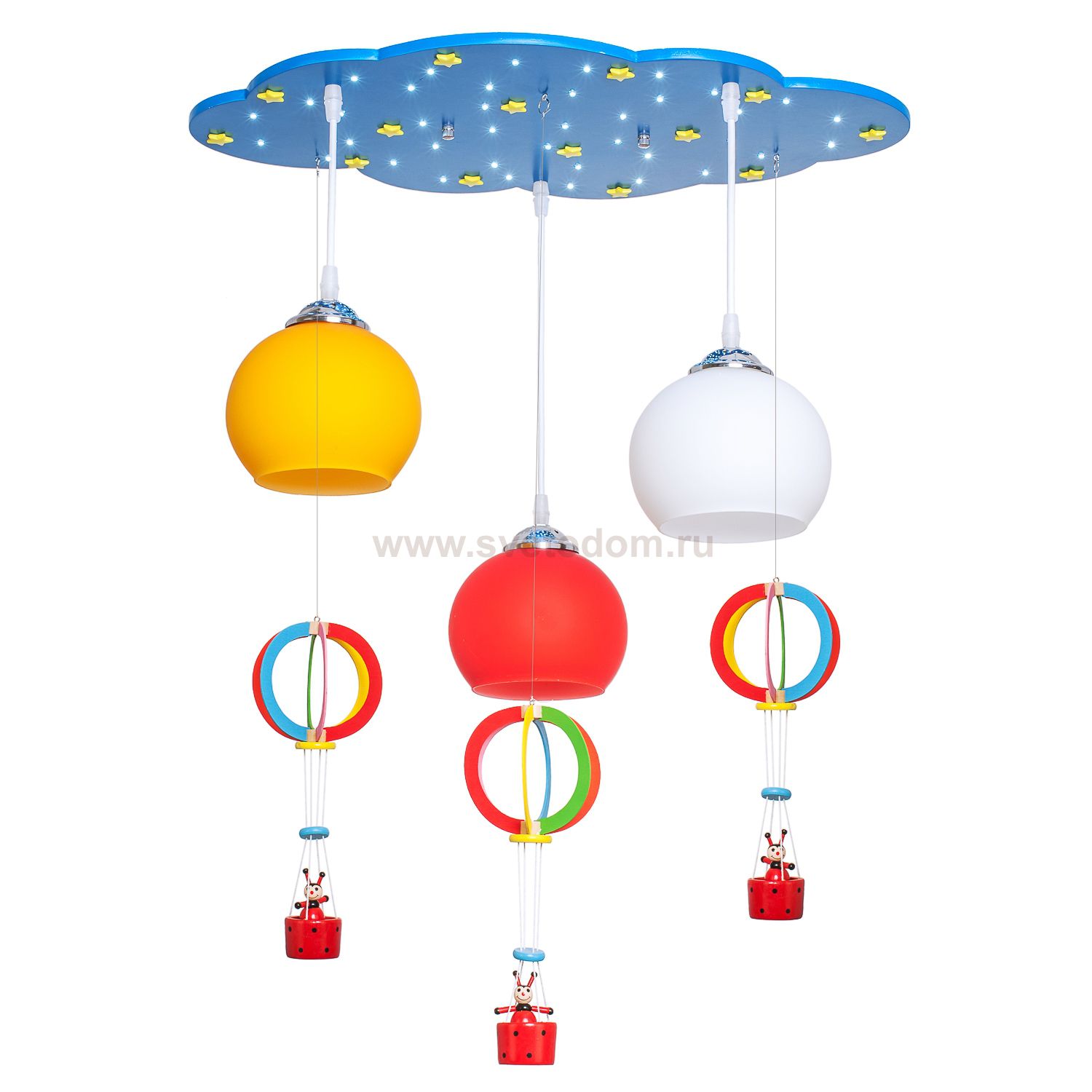 Детский светильник 41016/3RD+BU LED Gerhort