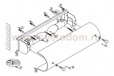 Светильник настенный бра Globo 4101l 