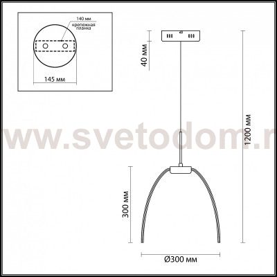 Подвесной светильник Odeon light 4102/72CL CALVADA