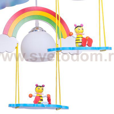 Детский светильник 41020/3YL+BU WT LED Gerhort