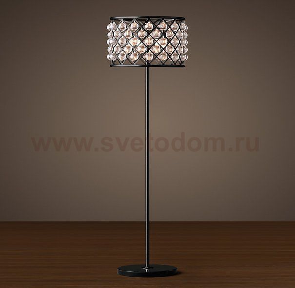 Напольная лампа RH Spencer Floor Lamp Loft Concept 41.021.MT.BL.T1B