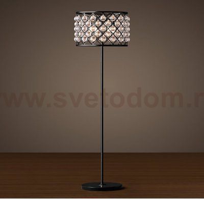 Напольная лампа RH Spencer Floor Lamp Loft Concept 41.021.MT.BL.T1B