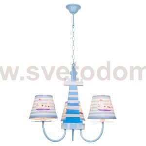 Люстра детской с корабликами 41031/3BL BL Gerhort