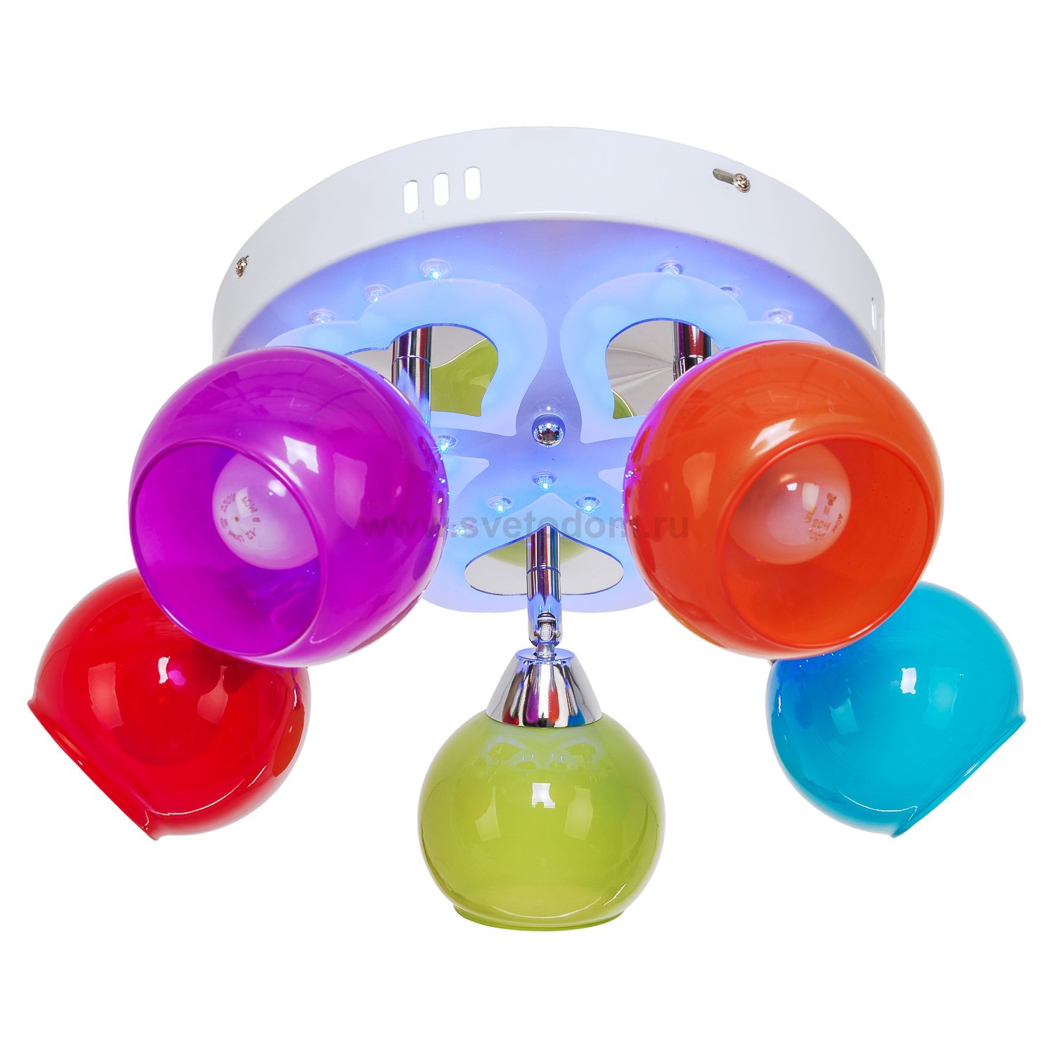 Спотовый светильник Экономсвет 41035/5CR MIX RDBLLED