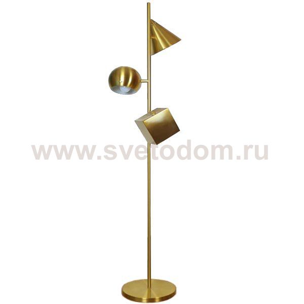 Торшер 3D geometry Gold Loft Concept 41.049
