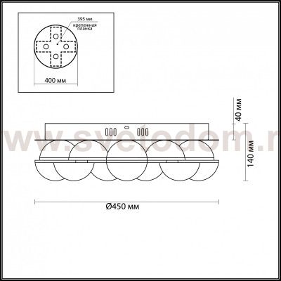 Люстра Odeon light 4106/64L CONTI