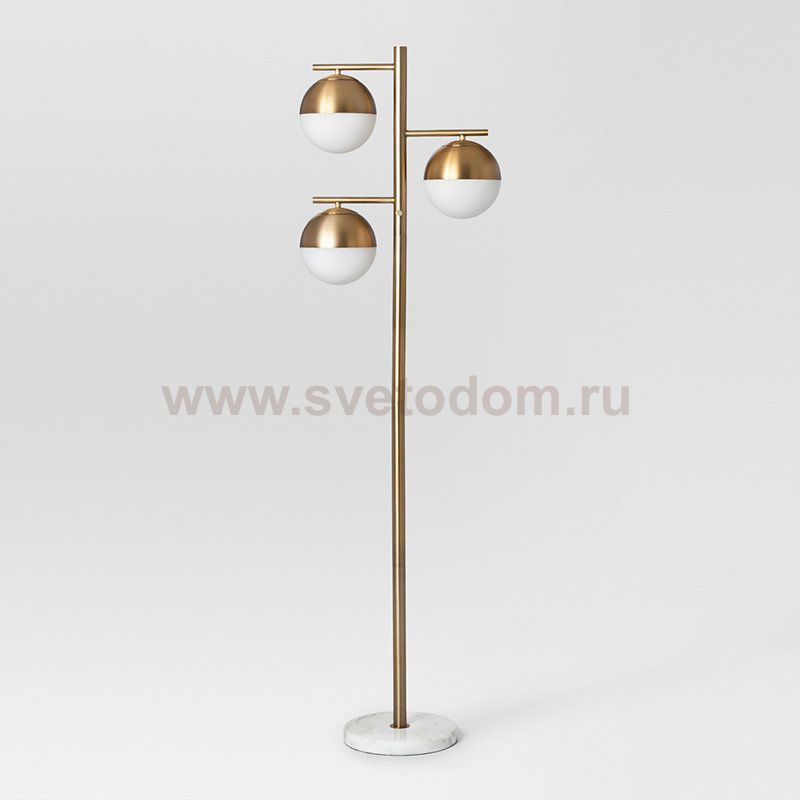 Торшер Geneva Glass Floor Lamp Triple Loft Concept 41.114-0