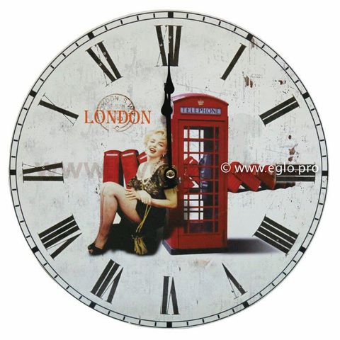 Настенные часы с декором Eglo 41185 Decor