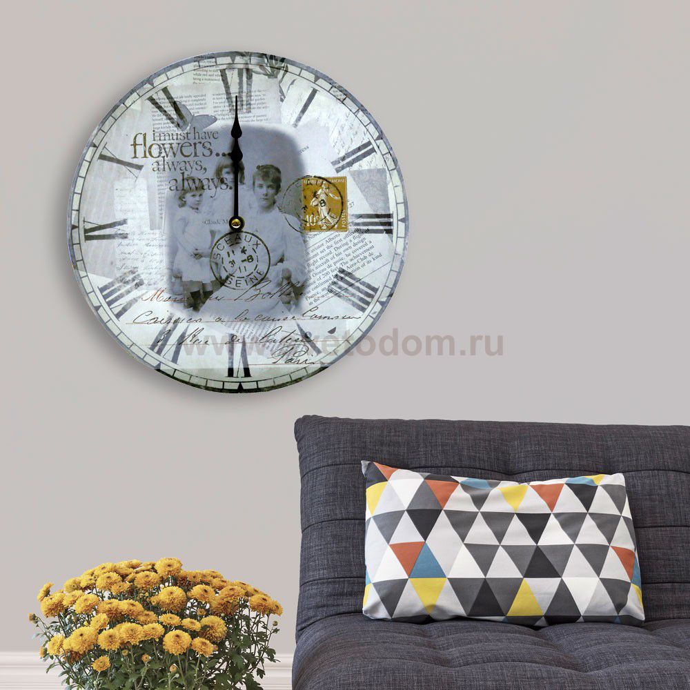 Студентке картинки, 41186 настенные часы с декором открытка
