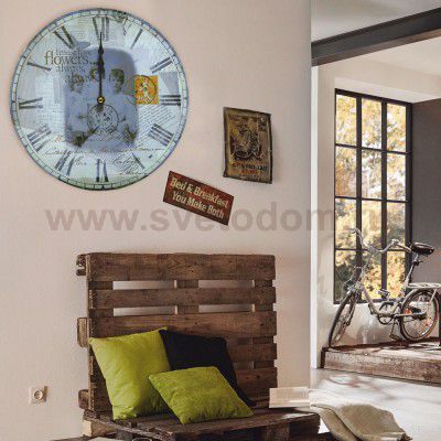Настенные часы с декором Eglo 41186 Decor
