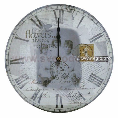 Настенные часы с декором Eglo 41186 Decor