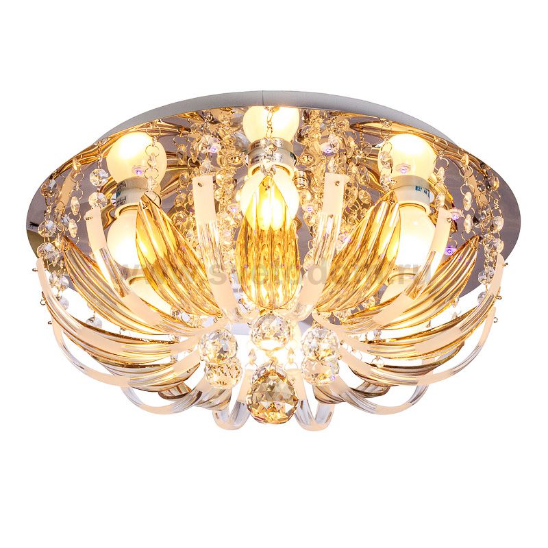 Люстра круглая Экономсвет 4151/7CR RC RBPLED