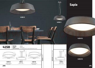 Светильник потолочный Odeon light 4158/3C SAPIA