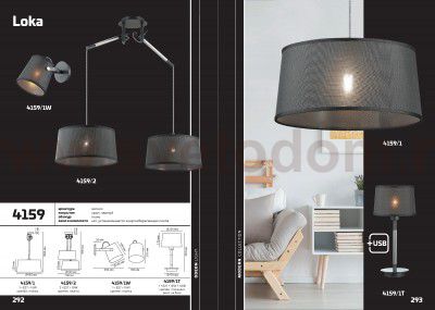 Подвесной светильник Odeon light 4159/2 LOKA