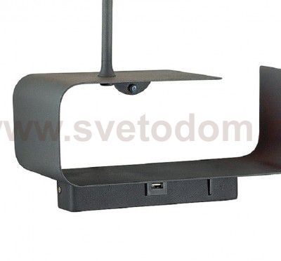 Настенный светильник - полка с подсветкой / USB Odeon light 4162/6WL SVEN