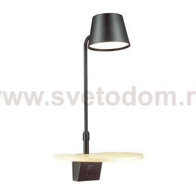 Настенный светильник - полка с подсветкой / USB Odeon light 4163/6WL SVEN