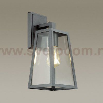 Уличный настенный светильник IP43 Odeon light 4169/1W CLOD