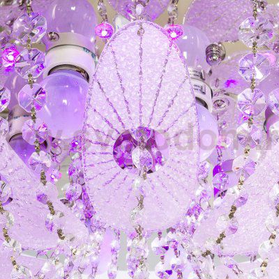 Люстра круглая Экономсвет 4174/9CR RC RBPLED