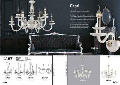 Люстра Odeon light 4187/12 CAPRI