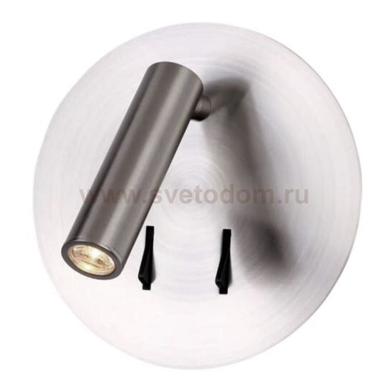 Настенный спот Nickel Circle Spot Wall Lamp Loft Concept 42.197-2
