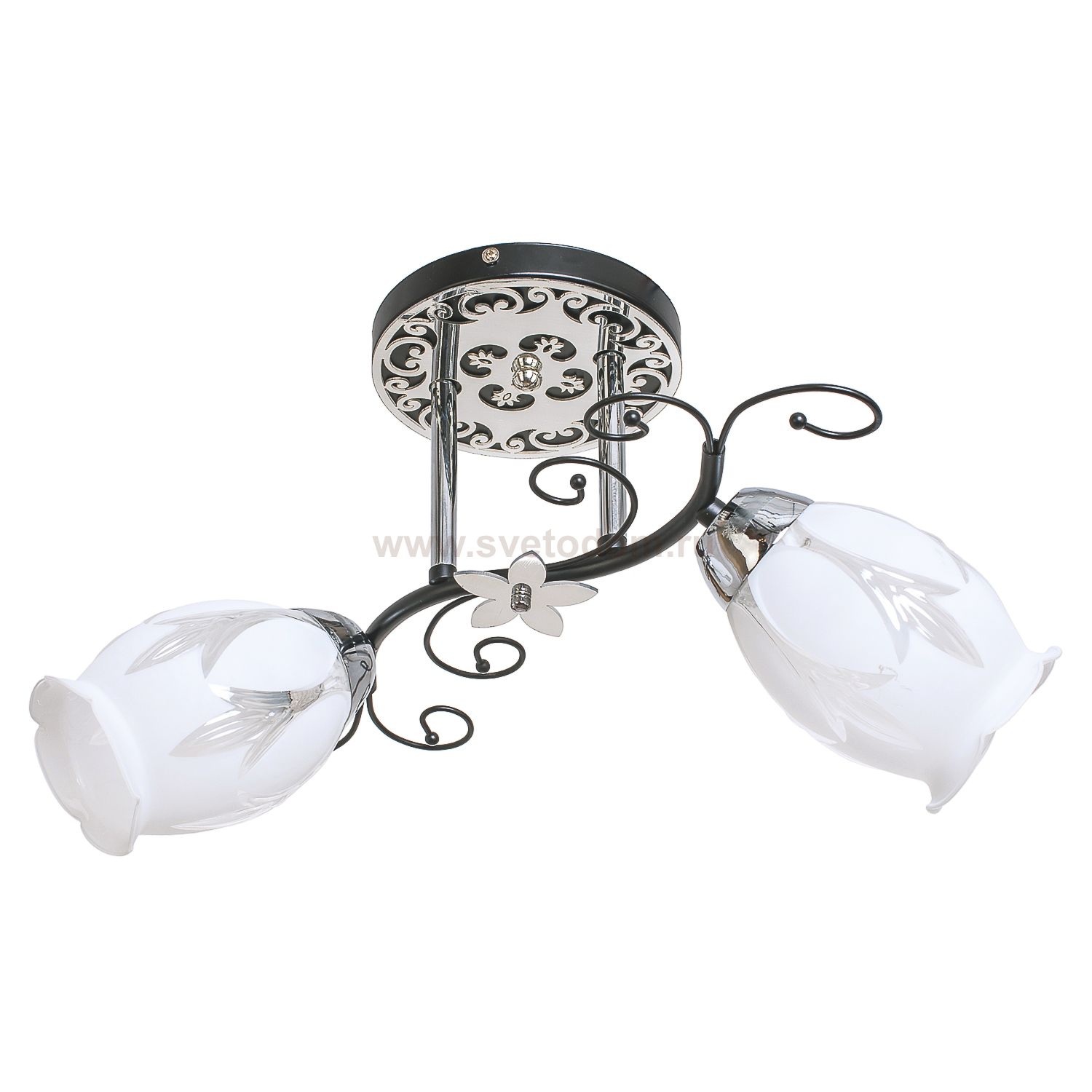 Люстра эконом Экономсвет 4228/2CR WT