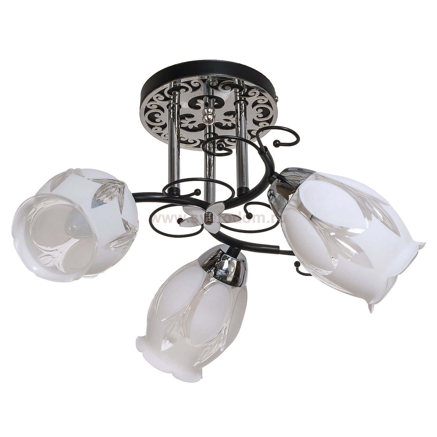 Потолочный светильник Экономсвет 4228/3CR WT