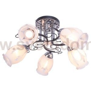 Люстра эконом Экономсвет 4228/5CR WT