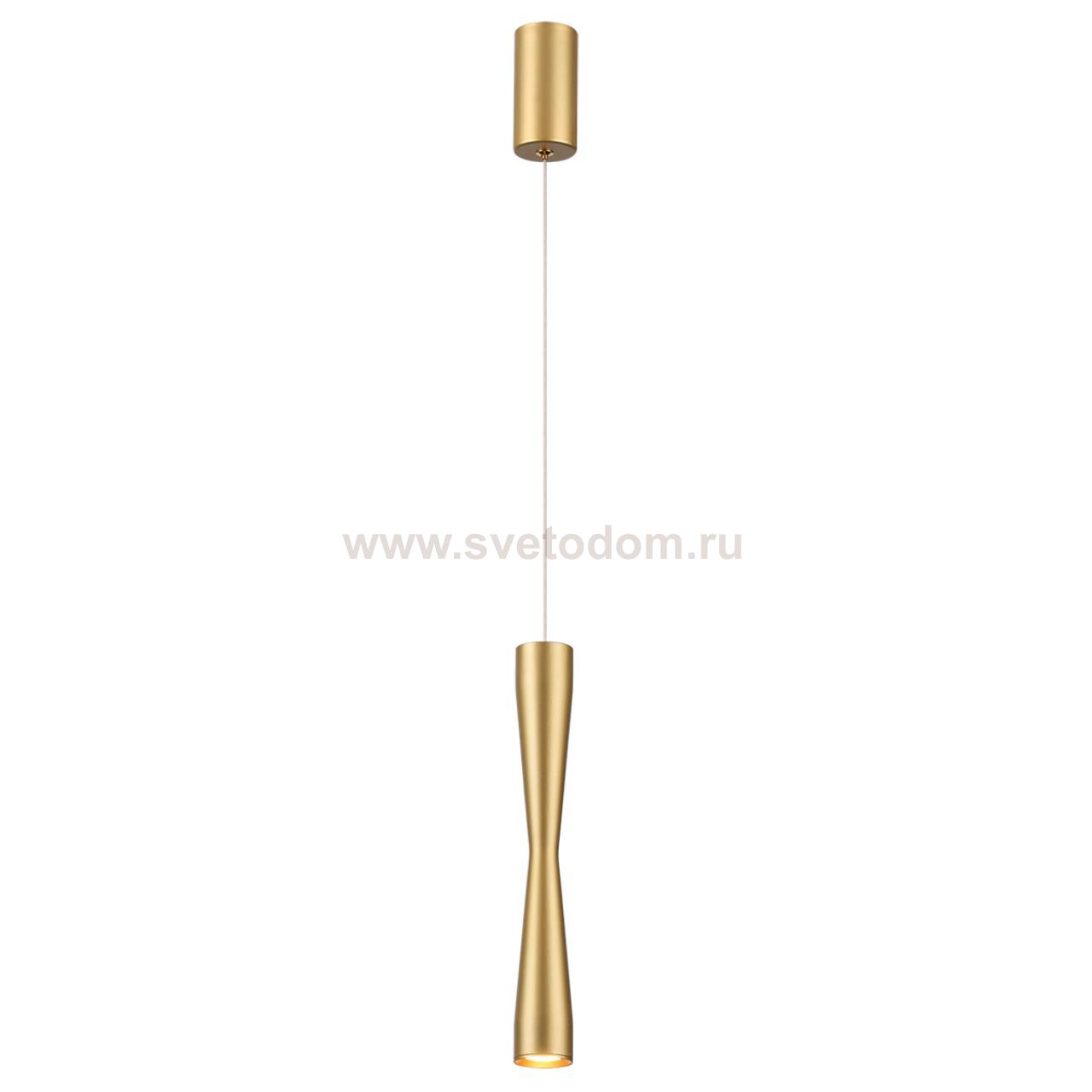 4292/5L HIGHTECH ODL25 Подвесной светильник  золотистый/ металл IP20 LED 5W 300Лм 3000K 180° 220V ANIKA