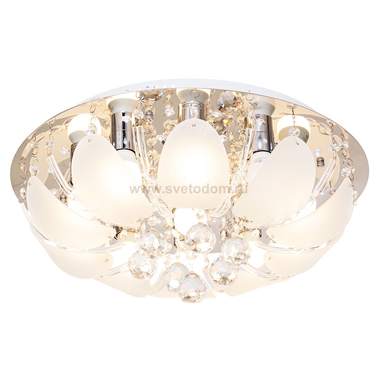 Потолочный светильник Экономсвет 4297/11CR RC WTLED