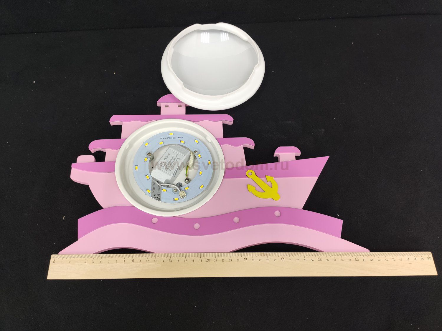 Настенный детский светильник Корабль 43011/1wPK Gerhort