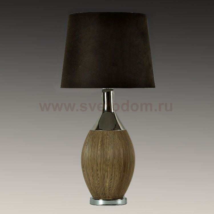 Настольная лампа Дерево ротанга Loft Concept 43.018.CR.BL.T1B