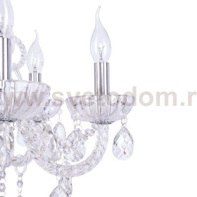 Люстра классическая с хрусталем Экономсвет 4302B/6CR