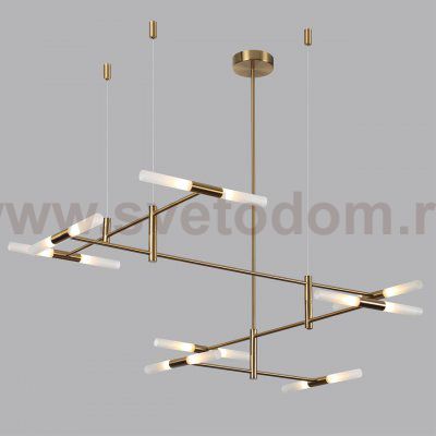 4306/16 HIGHTECH ODL26 Потолочный светильник  бронзовый/акрилл/металл IP20  G9 40W *16 180°  220V SOHO