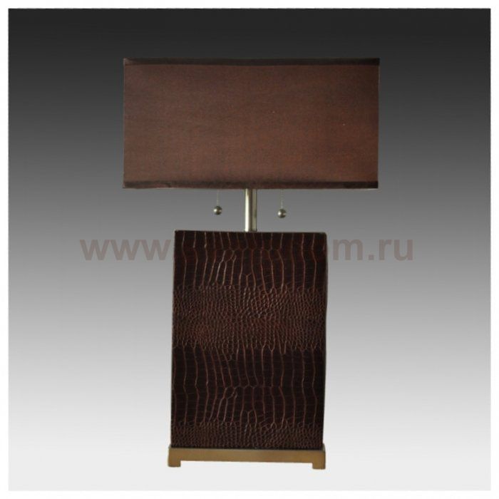 Настольная лампа Leather Loft Concept 43.061.CR.BL.T1B