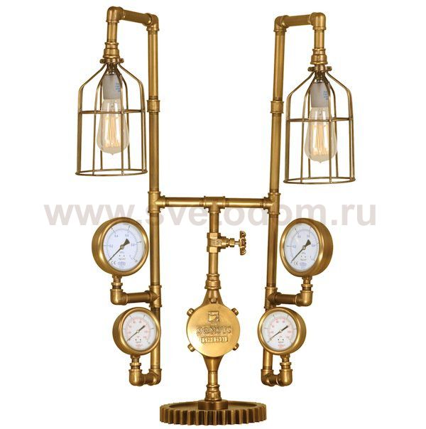 Настольная лампа Large Brass Loft Loft Concept 43.074.LT.CO.T1B