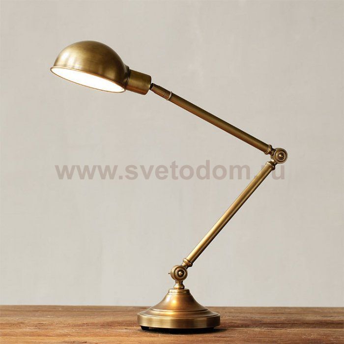 Настольная лампа Brass Vintage Loft Table Lamp Loft Concept 43.082-0