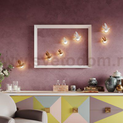 Настенный светильник Odeon light 4310/3WL COLOMBELLA