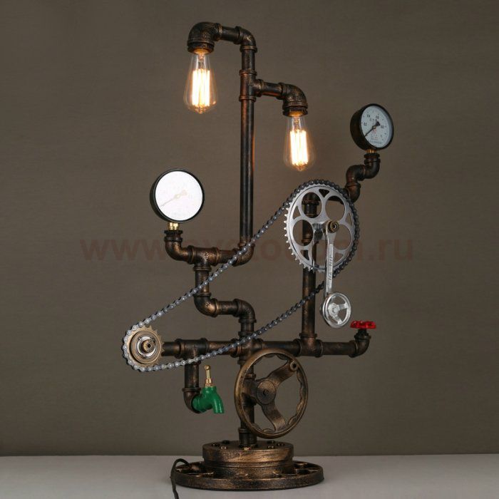 Настольная лампа Bike Counter Loft Concept 43.128.MT.GL.DHO