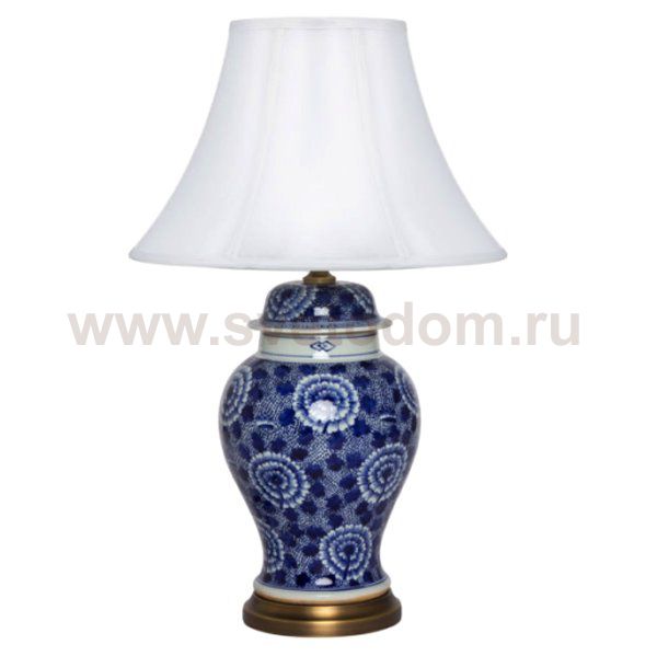Настольная лампа Porcelain Flowers Loft Concept 43.144.СH.20.ART