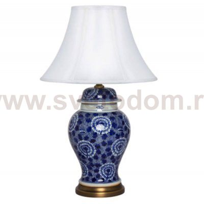 Настольная лампа Porcelain Flowers Loft Concept 43.144.СH.20.ART