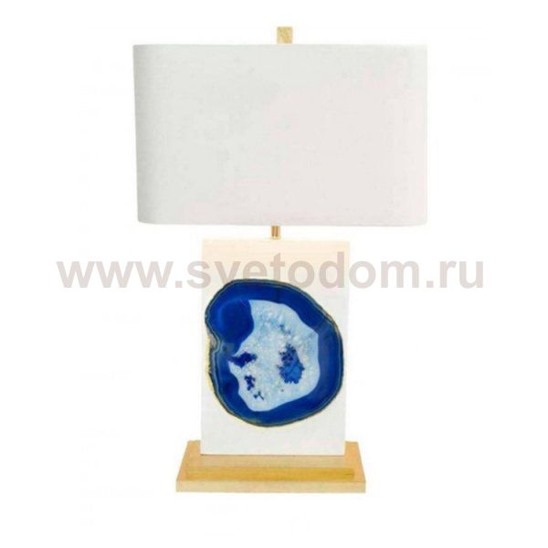 Настольная лампа Bel Air Table Lamp in Blue Agate Loft Concept 43.233.MT.BL.T1B